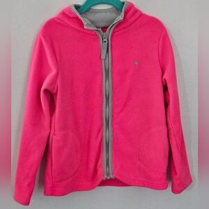 Pink Fleece Zip-Up Jacket Size 6 Carters‎